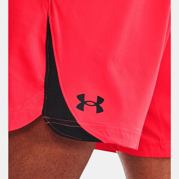 Under Armour Men's UA Elevated Woven 2.0 Shorts 1362289-628 Beta / Black NWT - Picture 7 of 7